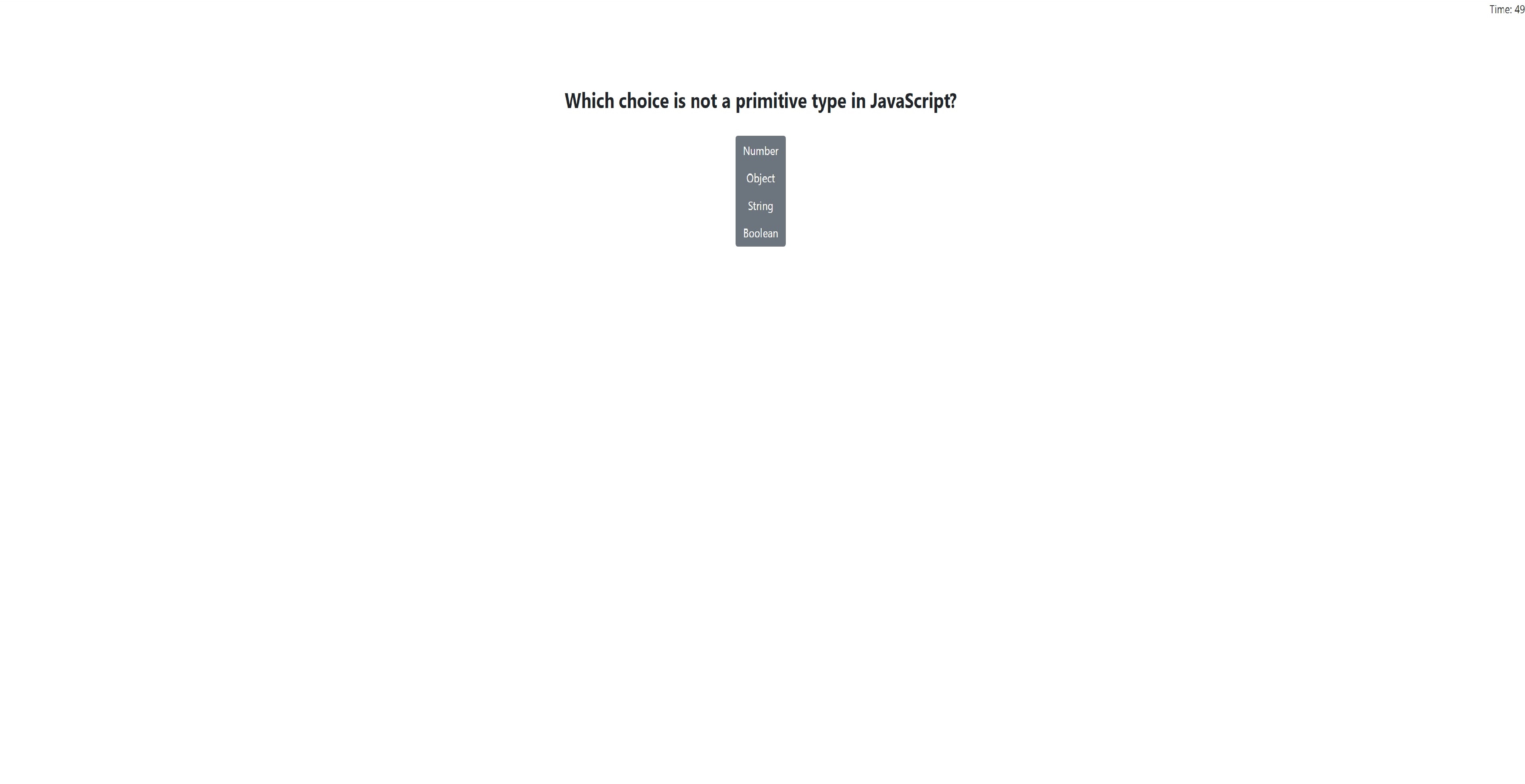 javascript quiz app