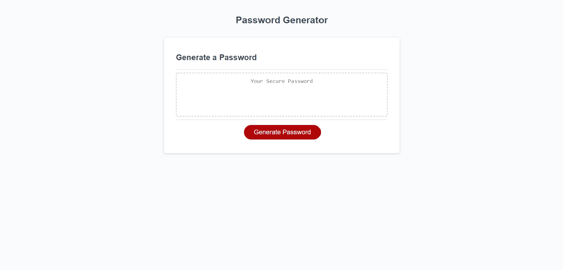 password generator app